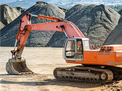 Excavadora minera