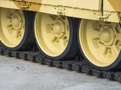 Orugas de maquinaria pesada